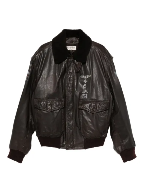 A.N.G.E.L.O. Vintage Cult 1990s faux-fur collar jacket Brown AN1100EJ