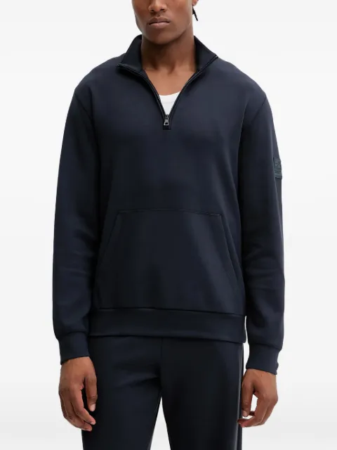 Ea7 Emporio Armani logo-patch sweatshirt Blue 7X000130AF13790