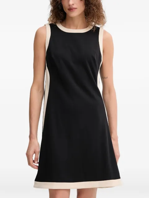 DKNY round-neck panel mini dress Black DD4D1955