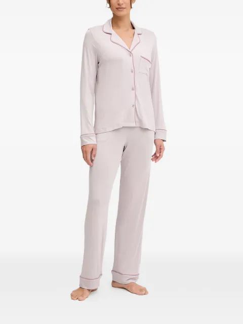 DKNY long-sleeve pajama set Neutrals YI90092