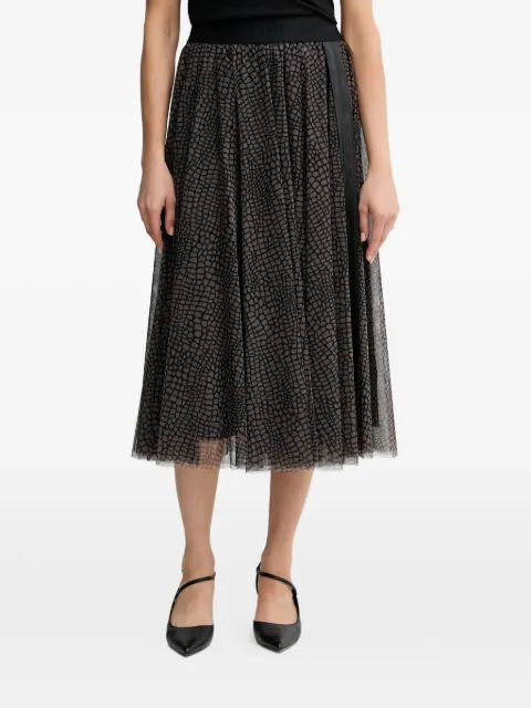 Joop! Fridi belted midi skirt Brown 30048633