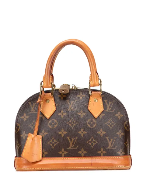 Louis Vuitton Pre-Owned 2021 Monogram Alma BB satchel Brown ACDRO8FZQLD2D7HR