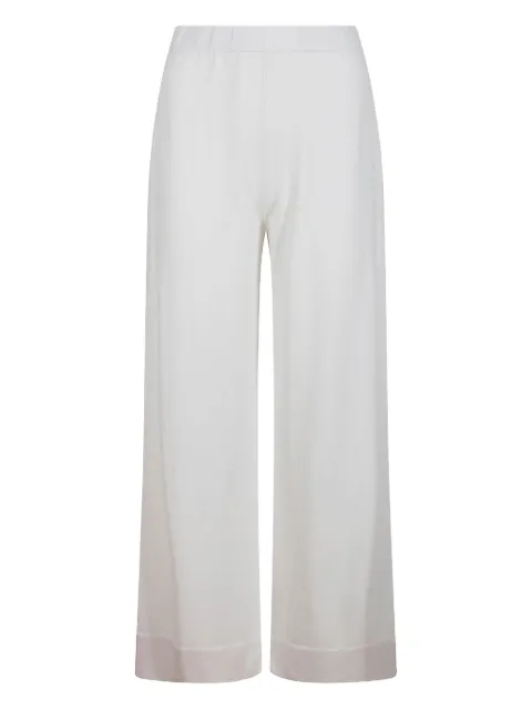 Liviana Conti elasticated trousers White F5SA67