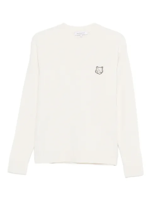 Maison Kitsuné Fox Head sweater White PM00811KT1149