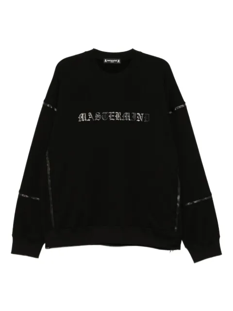 Mastermind Japan logo-print sweatshirt Black MJ25E15SW039005