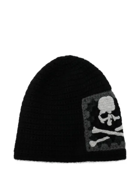 Mastermind World logo-motif beanie Black MW25S15KN007101