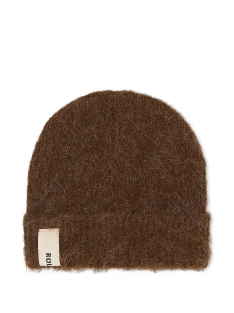 ROUGH. fuzzy beanie hat Brown 9623074668808