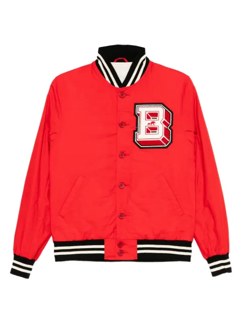 the brooklyn circus logo-embroidered bomber jacket Red 4040BBKCCOTPOP