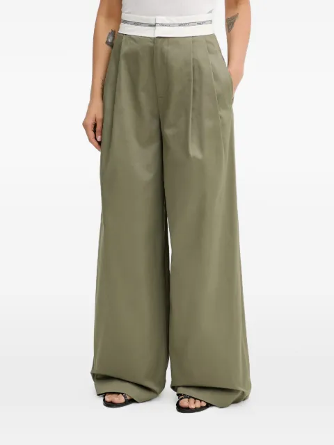 Miss Sixty pleated wide-leg trousers Green 6S3PJ57900