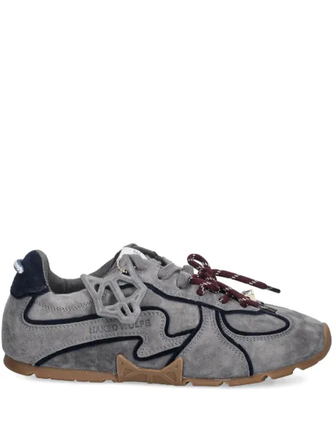 NAKED WOLFE Adored appliqué sneakers Grey ADORED