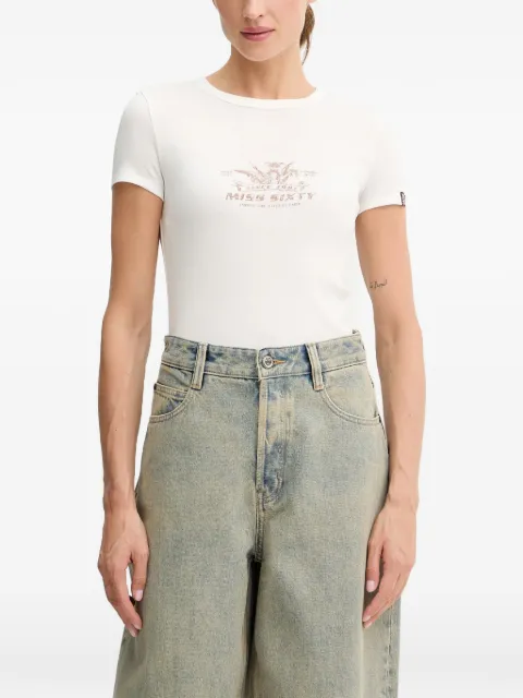 Miss Sixty print-detail T-shirt White 6S3SJ56300