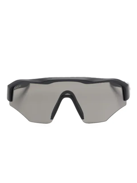 Gucci Eyewear shield-frame sunglasses Black GG2017S003