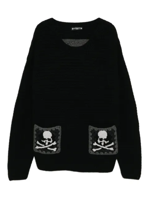 Mastermind World logo-motif jumper Black MW25S15KN005101
