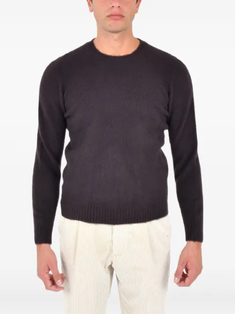 Drumohr crew-neck wool sweater Brown D8K103G598
