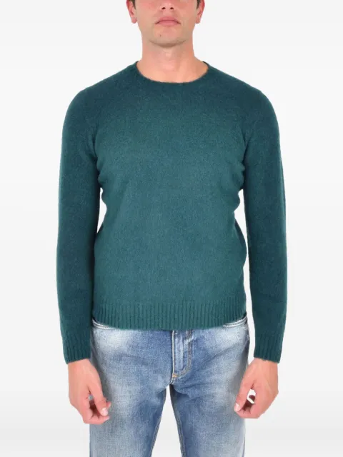 Drumohr crew-neck wool sweater Green D8K103G490