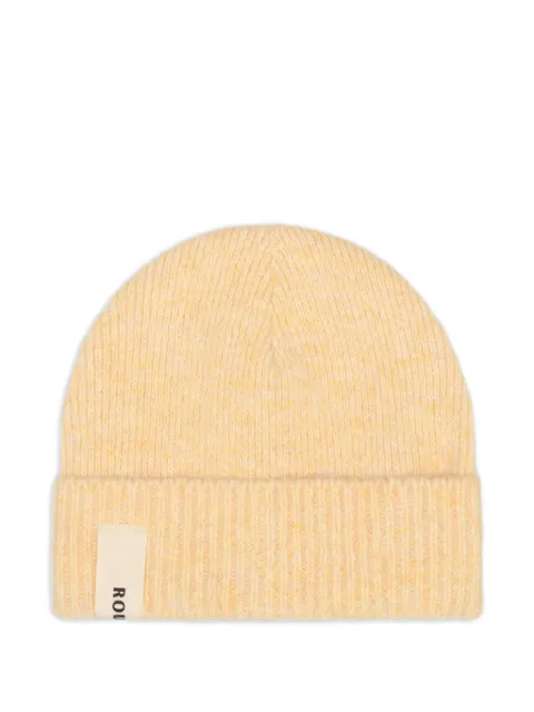 ROUGH. label-detail beanie Yellow 9623072375048