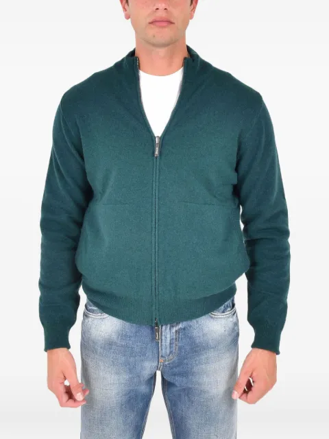 Drumohr zip-up cardigan Green D1K222DRB63