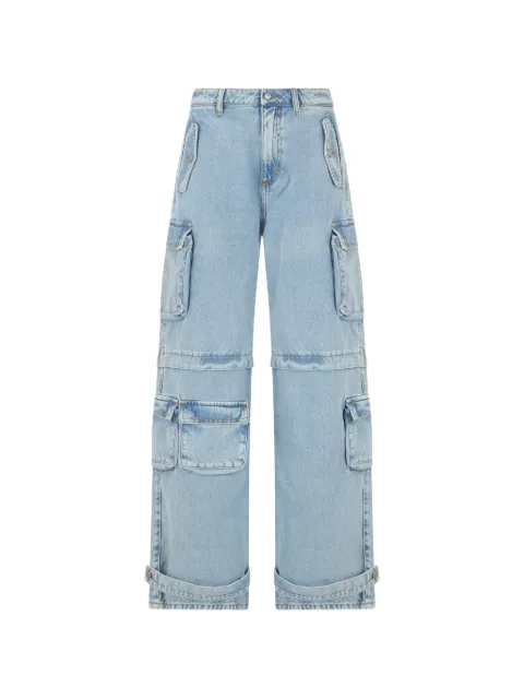 ICON DENIM Rosalia cargo wide-leg jeans Blue ROSALIA