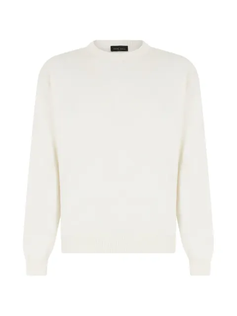 Roberto Collina ribbed-trim sweater Neutrals RB25001
