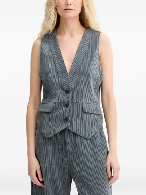 MUNTHE Lillian V-neck vest Grey 253152025310