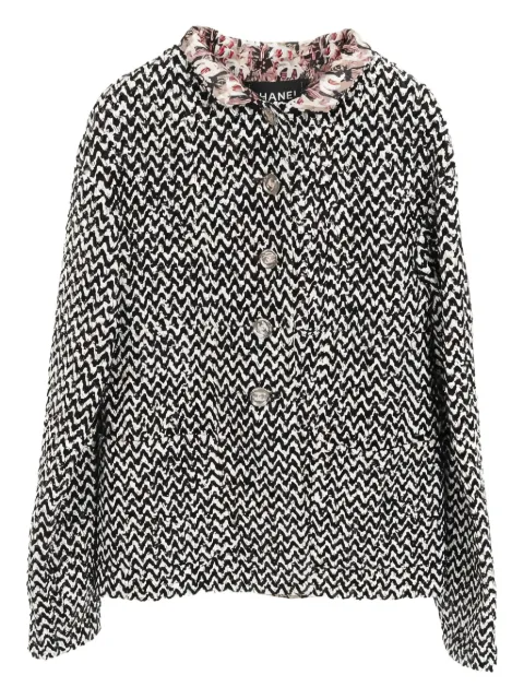 CHANEL Pre-Owned 1986-1988 sequin-detail jacket Black 1000206