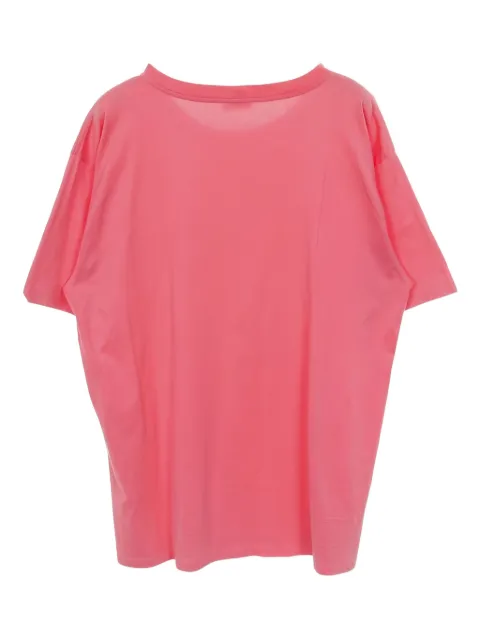 Celine Pre-Owned 2010s logo-print T-shirt Pink 1012347