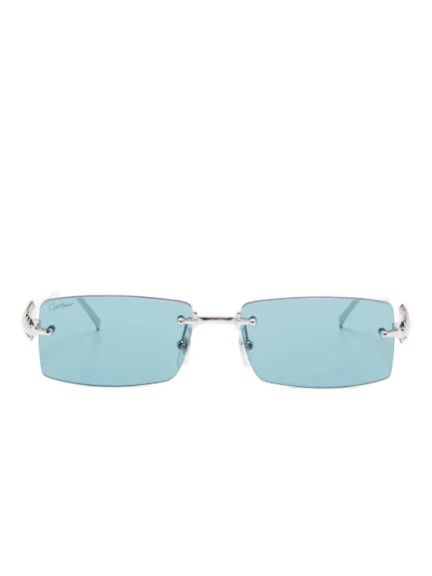 Cartier Eyewear studded sunglasses Silver CT0604S005
