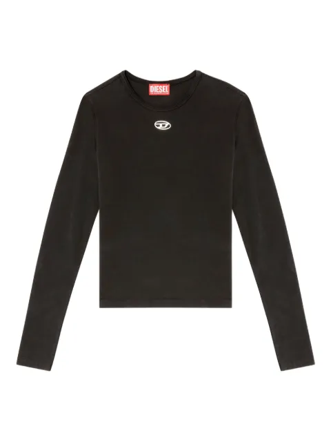 Diesel logo-detail long-sleeve T-shirt Black A199160AHQH