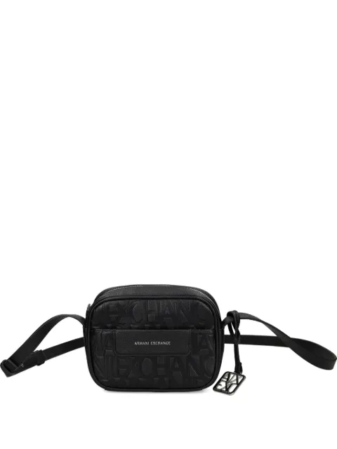 Armani Exchange embossed satchel bag Black XW001578AF15774