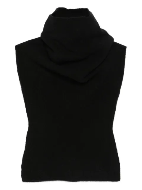 Rick Owens cowl neck top Black RO02E4680KWP