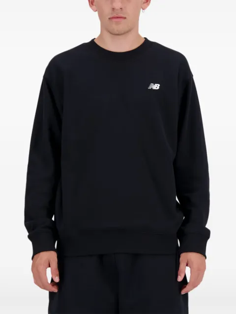 New Balance logo-detail crew-neck sweatshirt Black MT41507BK