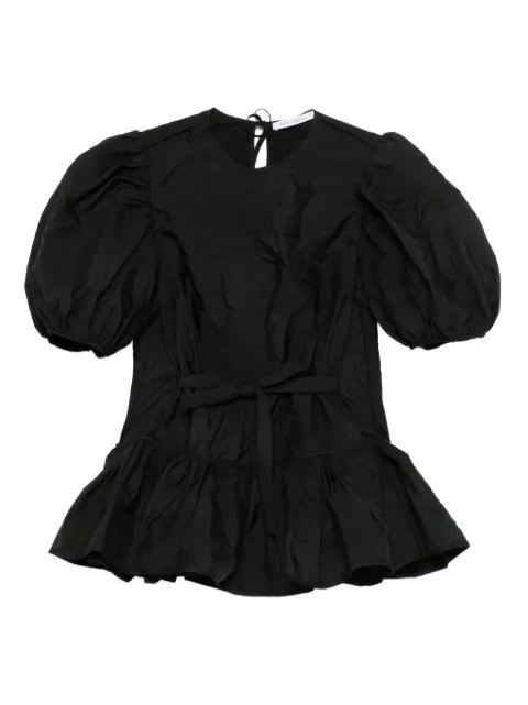 Cecilie Bahnsen puff-sleeve blouse Black 325RTW11003