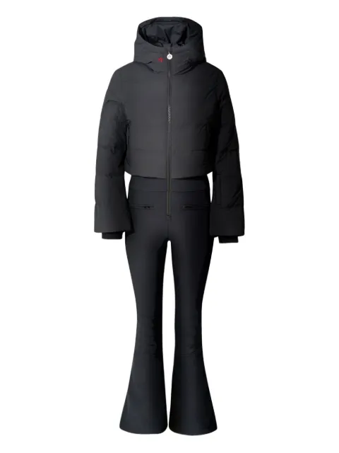 Perfect Moment Polar Flare hooded ski suit Black W30012071703