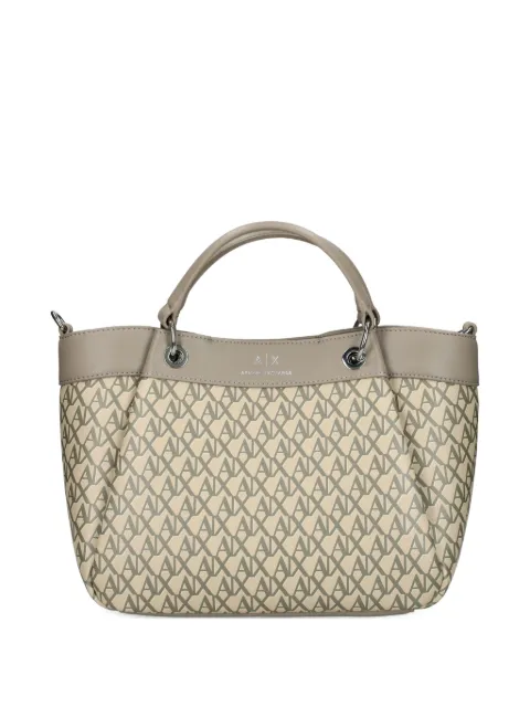 Armani Exchange monogram tote bag Neutrals XW000393AF17145