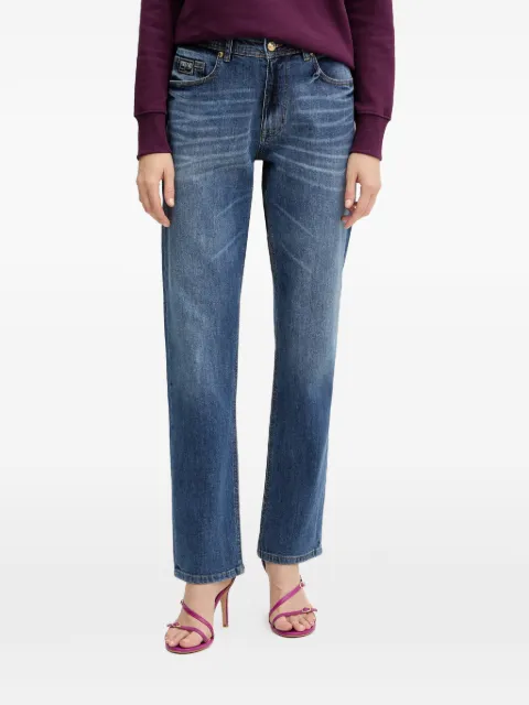 Versace Jeans Couture logo-detailed jeans Blue 79HAB5B1CDWAC