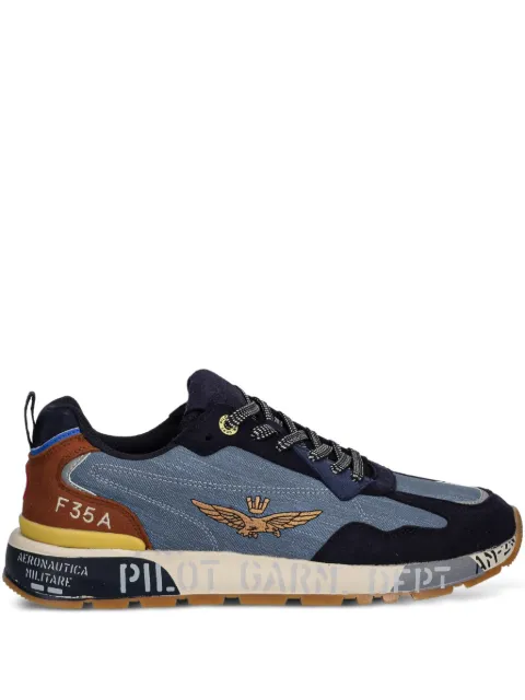 Aeronautica Militare logo-motif sneakers Blue 252SC0276UCT03380