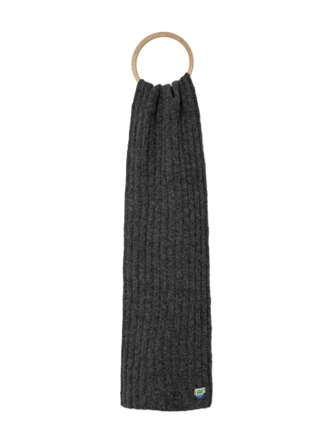 American Vintage Vitow ribbed scarf Grey VITO20B