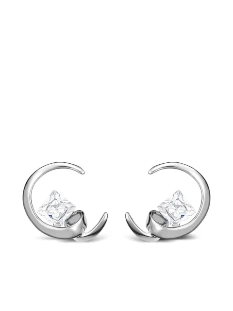 OBSIDIAN arc earrings Silver 2913