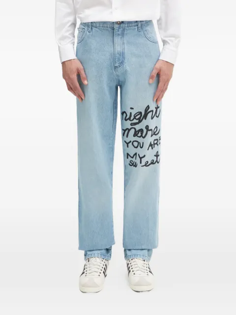 Sky High Farm printed jeans Blue SHF07P003