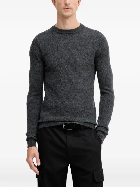 Trussardi textured crewneck jumper Grey M0038000005N