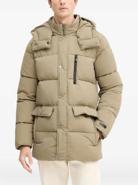 Trussardi hooded puffer coat Neutrals F008M000013N
