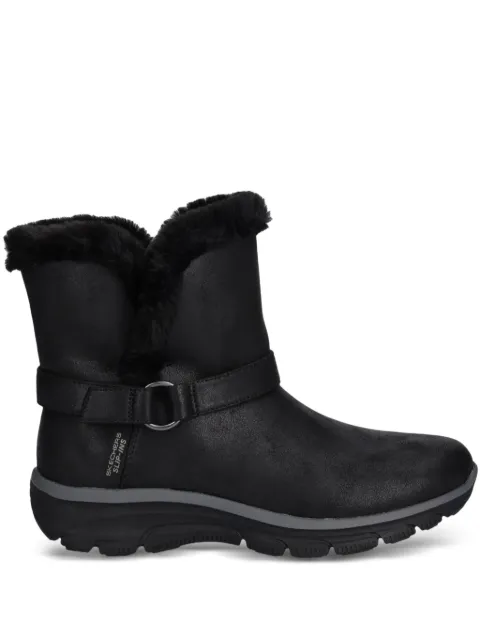 Skechers fur-trim buckle boots Black 168045
