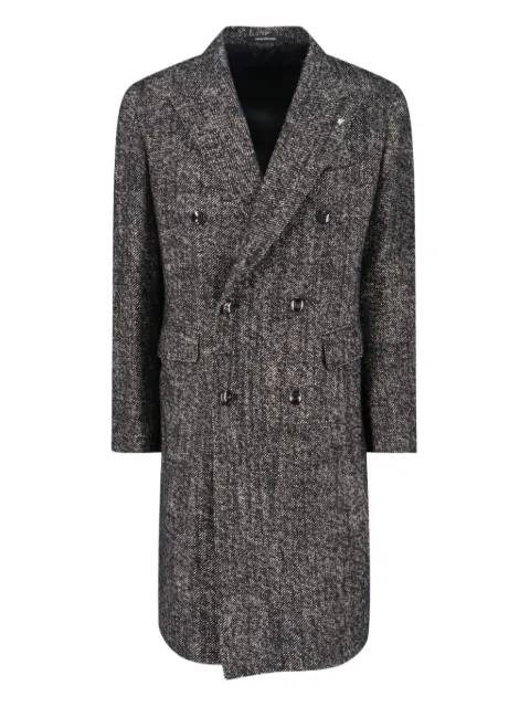 Tagliatore virgin wool-blend coat Black CLD10B340319