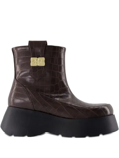GANNI Kat ankle boots Brown S3235890