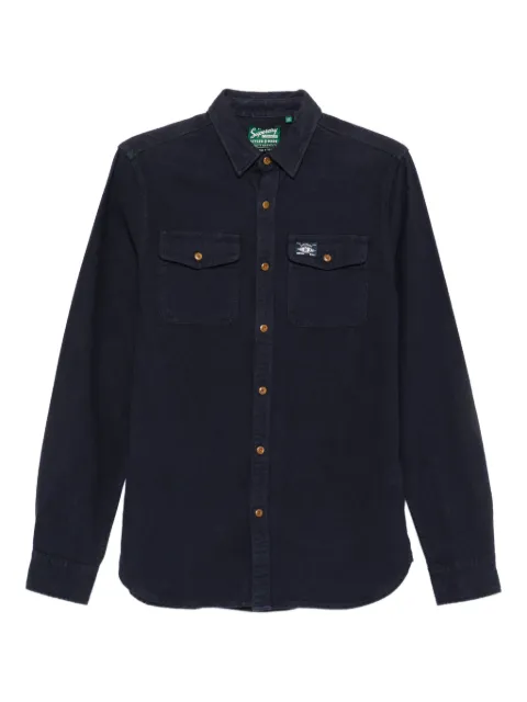 Superdry corduroy shirt Blue M4010723A