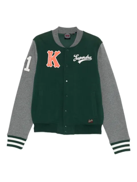 Superdry logo-print bomber jacket Green M2012912A