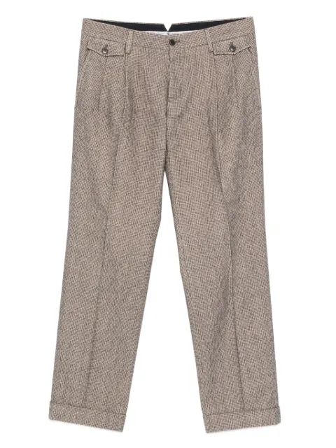 Dolce & Gabbana Pre-Owned 2000s micro-checked trousers Neutrals DG250ED