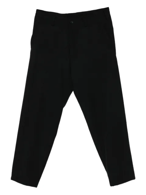 Yohji Yamamoto straight-leg trousers Black HLP11101