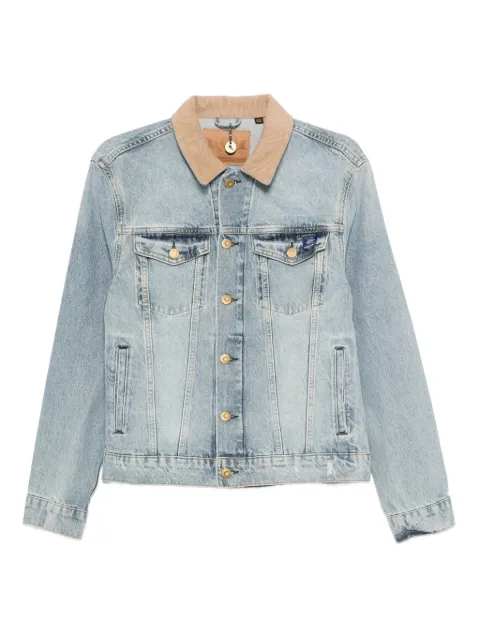 Superdry corduroy-collar jacket Blue M5011381A6ZA