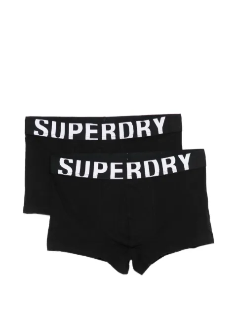 Superdry logo-waistband boxers (pack of two) Black M3110345A